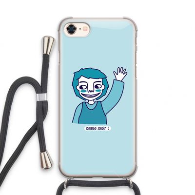 Zwaai: iPhone 7 Transparant Hoesje met koord