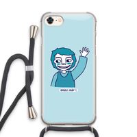Zwaai: iPhone 7 Transparant Hoesje met koord