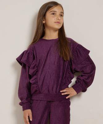 velvet trui met grote ruches velvet trui met grote ruches