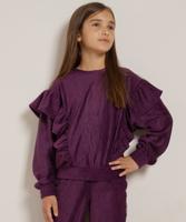 velvet trui met grote ruches velvet trui met grote ruches