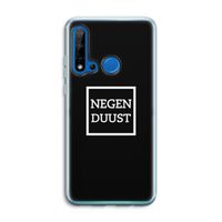 Negenduust black: Huawei P20 Lite (2019) Transparant Hoesje