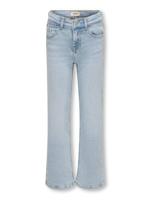 Kids ONLY Zomer jeans broek meisjes blauw - Wide Leg Fit - Kogjuicy