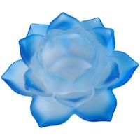 Sfeerlicht Lotus Glas Blauw