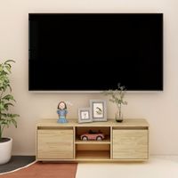 Tv-meubel 110x30x40 cm massief grenenhout - thumbnail