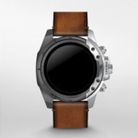 Horlogeband Smartwatch Diesel DZT2024 Leder Bruin 22mm - thumbnail
