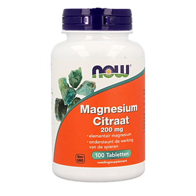 Magnesium citraat 200mg 100 Tabletten