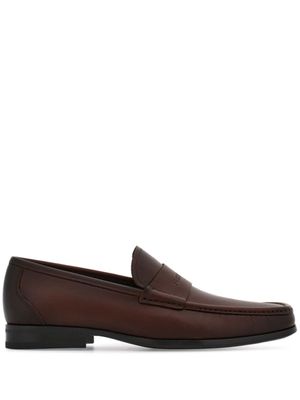 Ferragamo mocassins Signature - Marron