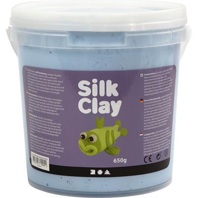 Silk Clay ®, neon blauw, 650 gr/ 1 emmer