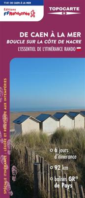 Wandelkaart De Caen à la mer | FFRP
