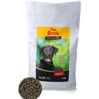 Topbrok kip/rijst geperst 'For all dogs'