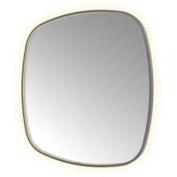 Hotbath &More Mirrors Contour LED Badkamerspiegel - Figuur - 100 x 100 cm - Geborsteld Gunmetal