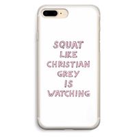 Christian Grey: iPhone 7 Plus Transparant Hoesje