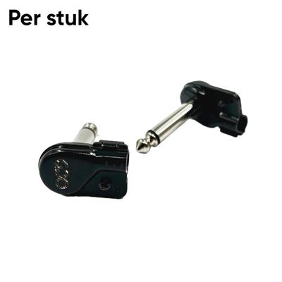 OCD Nano Plugs Haakse 6.3mm Jack Mono - Per Stuk OCD Nano Plugs Haakse 6.3mm Jack Mono - Per Stuk