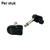 OCD Nano Plugs Haakse 6.3mm Jack Mono - Per Stuk