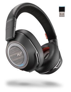 POLY Voyager 8200 UC Headset Bedraad en draadloos Hoofdband Kantoor/callcenter Bluetooth Zwart