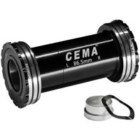 Cema bracketas bb386 sram gxp sg3 coated keramisch zwart
