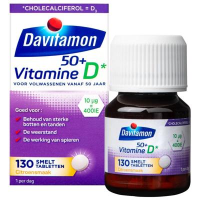 Davitamon Vitamine D 50+ smelttablet