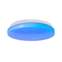 Nedis SmartLife Plafondlamp | Wi-Fi | RGB / Warm tot Koel Wit | Rond | Diameter: 260 mm | 1820 lm | 3000 - 6500 K | IP20 | Energieklasse: F | Android - thumbnail