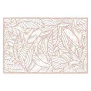 Rechthoekige placemat Jungle roze PVC 45 x 30 cm