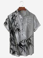 Bamboo Chest Pocket Short Sleeve Casual Shirt - thumbnail