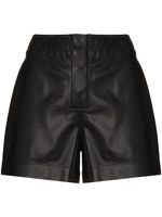 RTA short Maddy en cuir - Noir