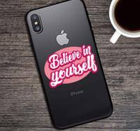Motiverende tekst iPhone sticker
