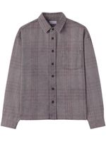 John Elliott chemise en coton à carreaux - Gris - thumbnail