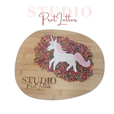 Studio Pretletter - Vulvorm eenhoorn Studio Pretletter - Vulvorm eenhoorn