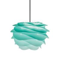 Umage Carmina Mini hanglamp Ø32 zwart snoer, turquoise