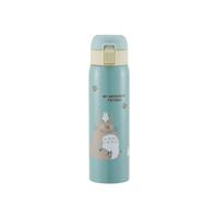 My Neighbor Totoro Water Bottle One Push Mat Light Green 480 ml - thumbnail