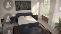 Opberg boxspring 200 x 200 cm- stofkleur 7016