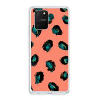 Pink Cheetah: Samsung Galaxy S10 Lite Transparant Hoesje - thumbnail