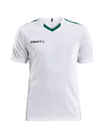 Craft 1905561 Progress Contrast Jersey M - White/Team Green - XS