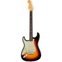 Fender American Ultra Stratocaster LH Ultra Burst RW linkshandige elektrische gitaar met koffer - thumbnail