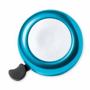 Fietsbel Ring - metallic turquoise blauw - Dia 5.5 cm - Aluminium - verstelbaar