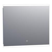 Brauer Jasper Spiegel - Rechthoekig - 80 cm - met Directe LED-Verlichting - Dimbaar - met Touchbediening