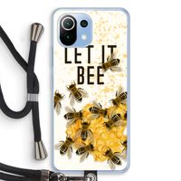 Let it bee: Xiaomi Mi 11 Lite Transparant Hoesje met koord