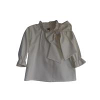 Phi creme blouse met strik