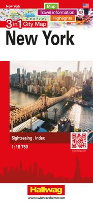 Stadsplattegrond New York 3 in 1 CityMap | Hallwag