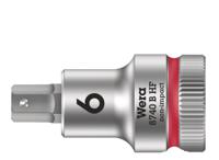 Wera 8740 B HF Binnenzeskant Zyklop Bitdop met 3/8"-aandrijving met vasthoudfunctie, 6,0 x 35 mm - 1 stuk(s) - 05003035001