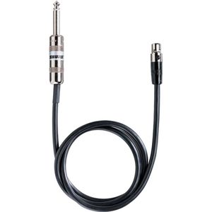 Shure WA302 audio kabel 0,75 m 6.35mm Zwart