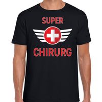 Super chirurg cadeau t-shirt zwart voor heren - thumbnail