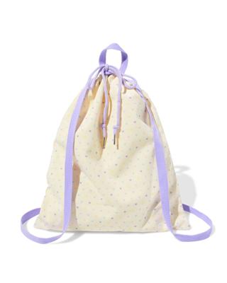 HEMA Gymtas 42x36cm Canvas Trekkoord Hartjes