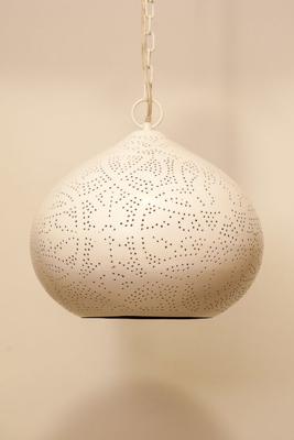 Hanglamp Ameera Union wit/goud in 2 maten