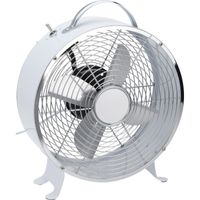 Witte tafel ventilator 26 cm - thumbnail