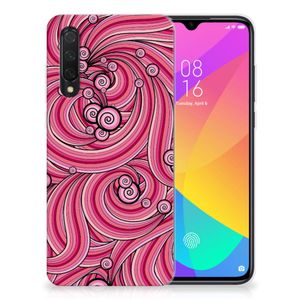 Xiaomi Mi 9 Lite Hoesje maken Swirl Pink