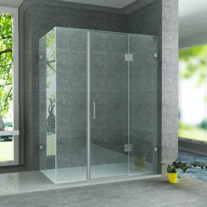 Douchecabine Aloni Anti-kalk | 90x120x195 cm | 1 Draaideur | Helder glas | Chroom