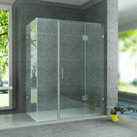 Douchecabine Aloni Anti-kalk | 90x120x195 cm | 1 Draaideur | Helder glas | Chroom