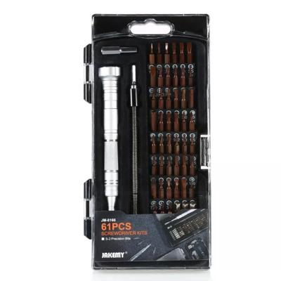 JAKEMY JM-8166 61 in 1 schroevendraaier kits reparatie hand gereedschap Kit