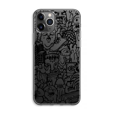 Vexx Black Mixtape: iPhone 11 Pro Max Transparant Hoesje